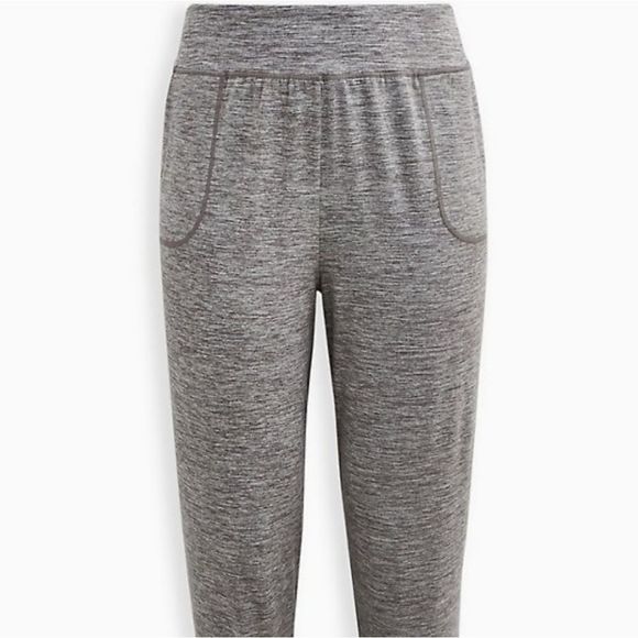 Happy Camper By Torrid Grey Brushed Pull On Casual Relaxed Fit Pant Size…5XL - Picture 2 of 6